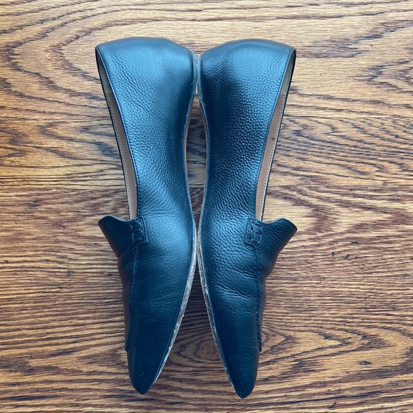 M.Gemi black leather Gia pointed loafer size 39.5 women’s 8.5 wide/ 9 narrow - Picture 3 of 5